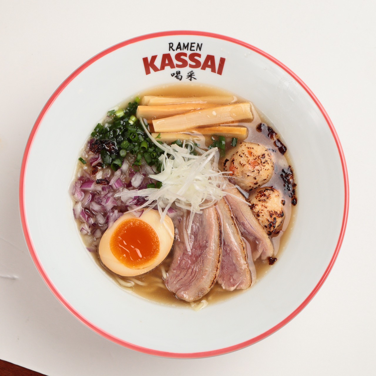 RAMEN KASSAI — 京都鸭肉酱油拉面